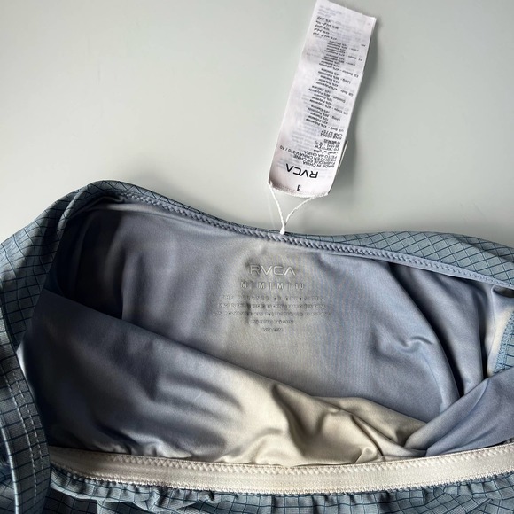 RVCA• BEAU GRID LACE-UP ONE PIECE SWIMSUIT - Picture 9 of 14